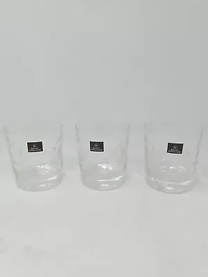 Buy 3x Royal Doulton Crystal Whiskey Tumbler Glasses • 19.99£
