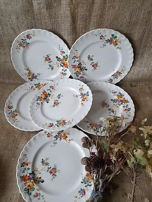 Buy 6xVintage Grindley 'Creampetal' Breakfast Plates Excellent Condition 23cm Rare • 49£