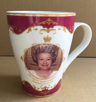 Buy ROYAL CREST Fine China Queen Elizabeth II Diamond Jubilee 2012 Commemorative Mug • 4.50£