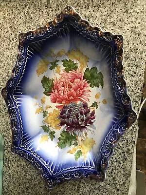 Buy Victorian Chrysanthemum Dish / Bowl By James Kent Longton J.K.L. 332865 • 20£
