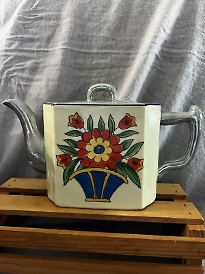 Buy Vintage Lusterware Teapot Hand Painted Made In Japan • 19.24£