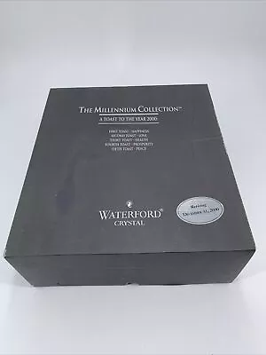 Buy Waterford Crystal Millennium Collection 9.25” Peace Toasting Flutes W/Box • 57.73£
