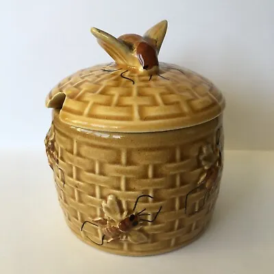 Buy Fab Vintage Ceramic Bee Hive Bees Honey Pot Preserve Jar - Portugal - P2705 • 6.50£