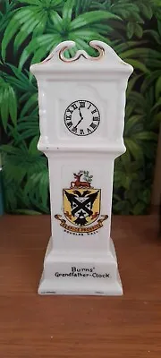Buy Rare Porcelle WR & S Burns Grandfather Clock Douglas Hall Isle Of Man Crest • 4.99£