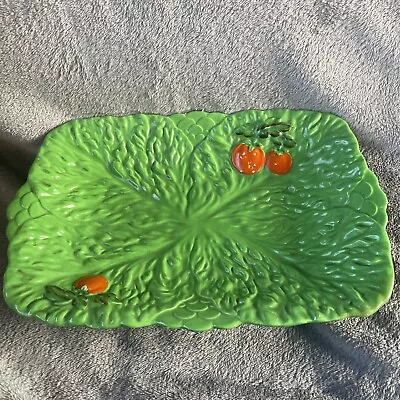 Buy Vintage Beswick Ware Salad Plate / Lettuce Leaf With Tomatoes • 8£