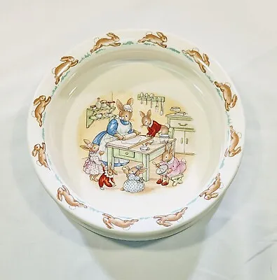Buy Vintage Bunnykins Royal Doulton Child's Bowl Made In England 6  Bone China • 17.91£