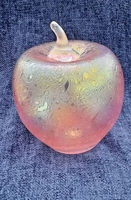 Buy Heron Glass Extra Large Pink Apple - 16cm - Hand Blown - Gift Box - Made In UK • 35£