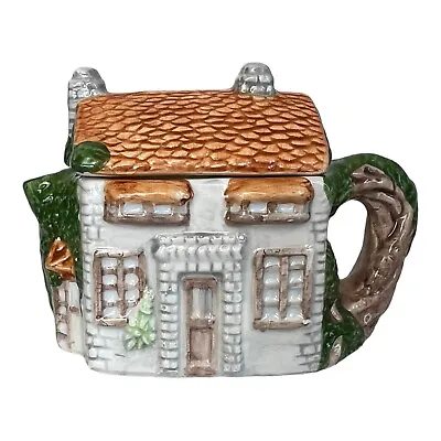 Buy EPL Ceramics Miniature Cottage Teapot Vintage Novelty Collectible • 6.99£
