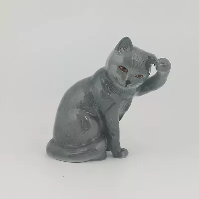 Buy Beswick - Cat Seated Scratching Ear 1877 Grey - 579 BSK • 150£