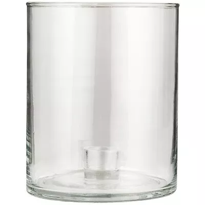 Buy Glass Candle Holder For Dinner Candle With Fixed Holder H:15 Cm By Ib Laursen • 21.55£