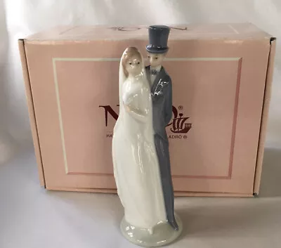 Buy NAO Lladro Just Married Bride Groom 6  Figure Wedding Couple Cake Topper MIB • 47.31£