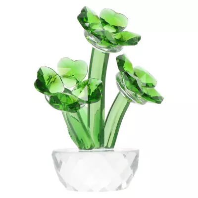 Buy Blossoming Flowers Figurines Potted Plant Ornament Sculpture • 14.59£