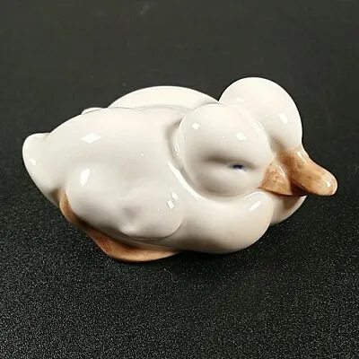 Buy Royal Copenhagen Figure Ducks Figurine 516 White Dated C1970 9cm Wide • 49£