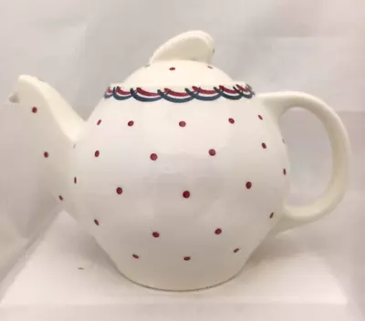 Buy Wedgwood Susie Cooper Design Polka Dot Kestrel Shape Teapot And Lid • 24£