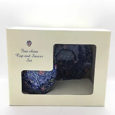Buy Vintage James Sadler Chintz Teacup And Saucer Blue New In Box By Ringtons • 22.99£