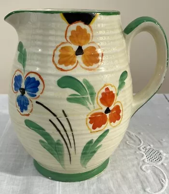 Buy Crown Ducal Ware Hand Painted Jug War Time Price Band B 5  • 25£