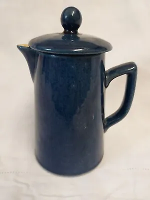 Buy Vintage Blue Bourne Denby Pottery Waisted Jug Coffee Pot Yellow Glazed Interior • 10£