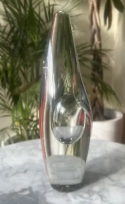 Buy Timo Sarpaneva Large Vintage Orkidea Glass Vase Signed • 250£