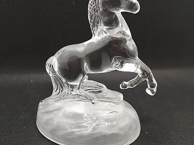 Buy Cristal D'Arques Lead Crystal Rearing Horse Figurine 6  X 5.5  Made In France • 20.90£
