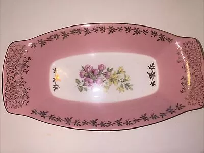 Buy Figgjo Flint Pottery Norway Pink Tray  • 20£