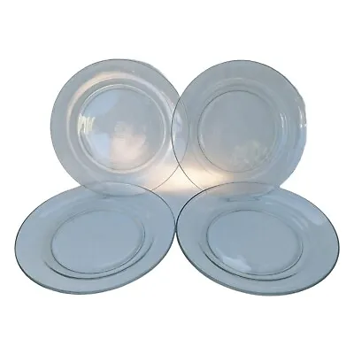 Buy Vintage Pyrex Clear Glass Dinner Plates X4 • 42£