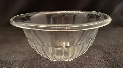 Buy Antique Clear Depression Glass Mixing Bowl-Ribbed-6.5 -HAZEL ATLAS? • 12.48£