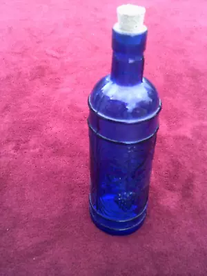 Buy Blue Glass Decorative Bottle • 10£