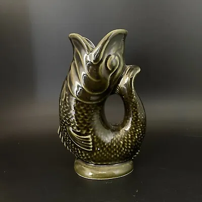 Buy Dartmouth Pottery Green Small Gurgle Fish Jug Vase - 7.5  • 9.99£