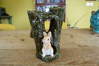 Buy Vintage Sylvac Pottery Vase  No 4243 Rabbit And Tree • 5£