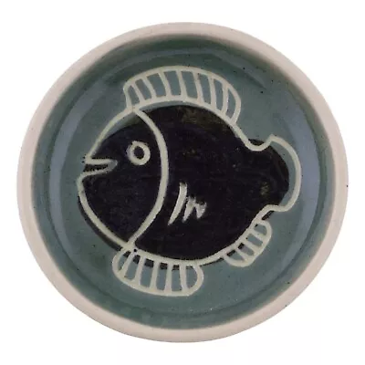 Buy Early BRIGLIN Pottery Sgraffito Abstract Decoration Dish FISH 1950's • 25£