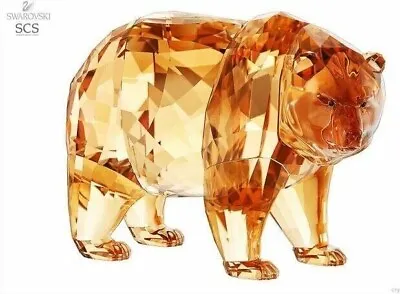 Buy Swarovski Crystal Stunning “arcadia Bear” 5229215 Retired Scs 2017 Free Post • 330£