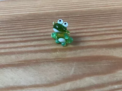Buy Miniature Glass Figurine Frog Gift Collectables Pre-owned  • 7.99£