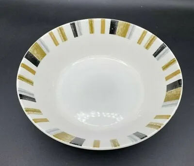 Buy Midwinter Fine Tableware Staffordshire England 1960 8 1/2  Striped Serving Bowl • 24.23£