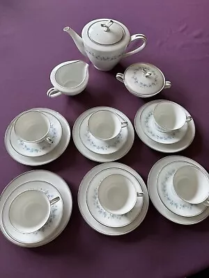Buy Vintage 1960's Noritake China 6 Setting Tea Set - Concord 6207 • 49£