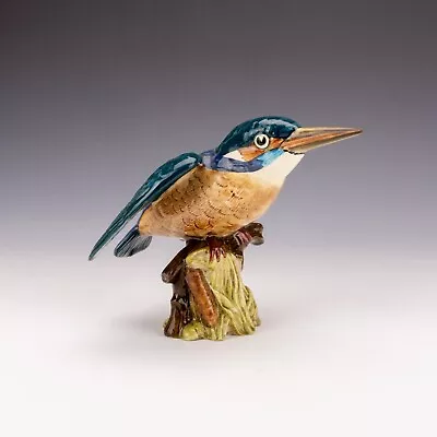Buy Beswick Pottery - Hand Painted Kingfisher Bird Figure 2371 • 19.99£