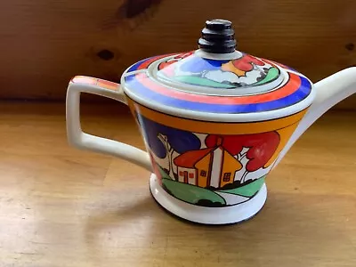 Buy Vintage - SADLER Art Deco, CLARICE CLIFF Inspired Teapot. 4 Cup Size • 15.99£