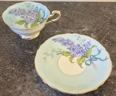 Buy Double Warranted PARAGON Porcelain LILAC CABINET CUP & SAUCER DUO • 125£