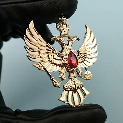 Buy Russian Double Headed Eagle Metal Badge Car Stickers 3D Car Body Decoration • 11.03£