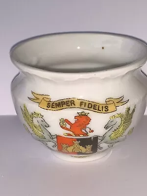 Buy Vintage Crested China Bowl Planter. City Of Exeter Crest. VGC. • 3£