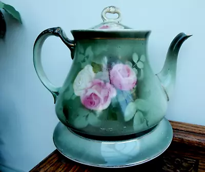 Buy Antique Porcelain Teapot & Stand Ford & Son MILFORD WARE Burslem C1920/30's • 14£