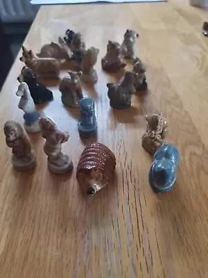 Buy Collection Of 18 Vintage Wade Whimsies Small Animal Figurines • 5£