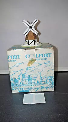 Buy Vintage Coalport Cottage - THE WIND MILL Windmill Fine Bone China Vgc In Its Box • 12£