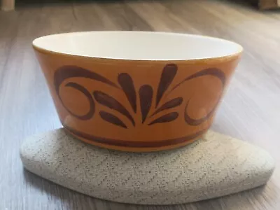 Buy Vintage 1970's French Pate Bowl  Faience Quimper Mustard Yellow • 7.25£