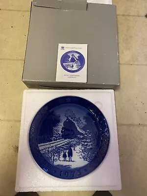 Buy Vintage Royal Copenhagen Christmas Plate 1973 Going Home For Christmas • 10£