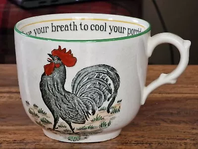 Buy Adams Cup. Cockeral Design 'Save Your Breath To Cool Your Porridge' Crockery • 12£