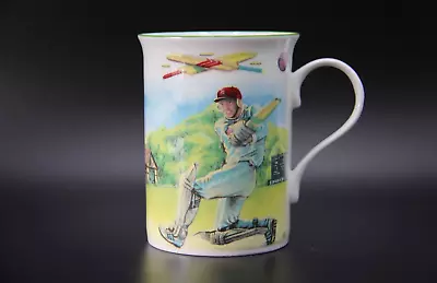 Buy Vintage Crown Trent Fine Bone China  Cricket  Pattern Mug Made In England • 11.14£