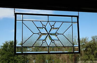 Buy Stained Glass Star Panel With Dichroic And Gems20 5/8’x12 5/8-52x32cm • 255.52£