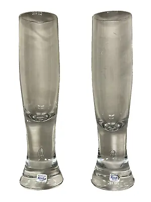 Buy Set Of 2 Vintage Kosta Boda Rondo Fluted Champagne Glasses • 163.13£
