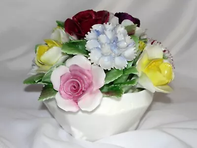 Buy Royal Doulton Large Bone China Flower Basket England Perfect Condition • 42.75£
