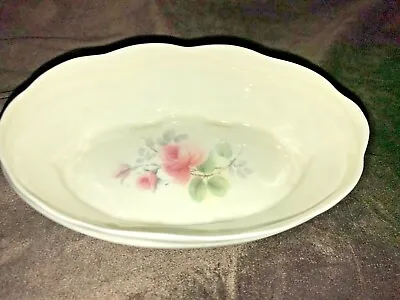Buy Donegal Irish Parian China Long Bowl Dish Rose Pattern • 7£